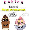 Baking Behind the Scenes Cartoon Design
