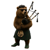 Bear Bagpipes