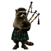 Raccoon Bagpipes