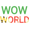 wow Welt bunter text