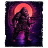 Samurai Bigfoot Cryptid Sasquatch Yeti Hunter