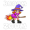 BROOM ZOOM - WITCH HALLOWEEN