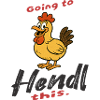 Humorous chicken saying design