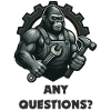 Strong gorilla forged motif