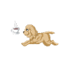 Golden Doodles Coffee Illustration