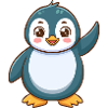 Niedlicher Pinguin Illustration