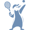 Penguin Tennis Tennis Player Serve