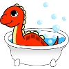 Bathtubs Dinosaur