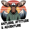 Antlers Attitude Adventure Moose