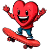 Herz Skater