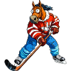 Eishockey Pferd