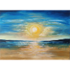 Sunset Reflection Over Calm Waters