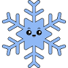 Cute Kawaii Snowflake