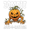 ZOMBIE JACK-O-LANTERN - ZOMBIE HALLOWEEN