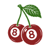 Eight Ball, Cherries, Billiard Player Gift