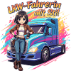 Truck driver with style