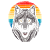 Alpha Wolf LONE WOLF Costume Funny