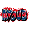 Graffiti First Name AYOUB