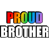 Proud Brother LGBT Pride Rainbow  
