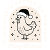 Poulet Noël vœux souhaits ferme