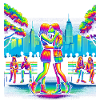 Neonliebe in der Stadtparkszene