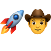 Cowboy Adventure Rocket Design