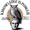 Knowledge Is Power Owl Wisdom