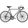 Rennrad Silhouette 