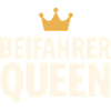 Passenger Queen lettering with crown