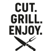 Grill- und Essensliebe Design