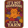 Hoarding Yarn Cat Illustration