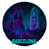 Barcelona Souvenir Cyberpunk