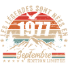 légendaire depuis septembre 1977 | septembre 1977