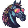 Lunettes de soleil cheval