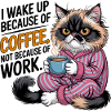 Je me réveille à cause de Coffee Cat