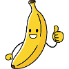A funny banana