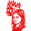 Burning House meme