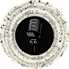 Microphone Musical Notes Art