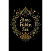 Mandala de fleurs avec devise spirituelle