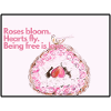 Floral Heart Wings Design