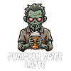 PUMPKIN SPICE LATTE - ZOMBIE HALLOWEEN