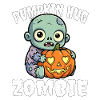 PUMPKIN HUG ZOMBIE - ZOMBIE HALLOWEEN