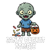 CANDY BUCKET ZOMBIE - ZOMBIE HALLOWEEN