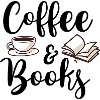 Coffee and Books Quote Reading Lover