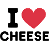 I Love Cheese Quote Food Lover