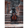 Cosmic Astronaut Playing Cello