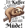 The coffee is broken sloth