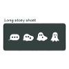 Cute Speak Bubble To Ghost Progression