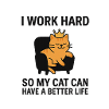 King's cat with humorous text