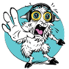 Shocked Sheep Cartoon Tee